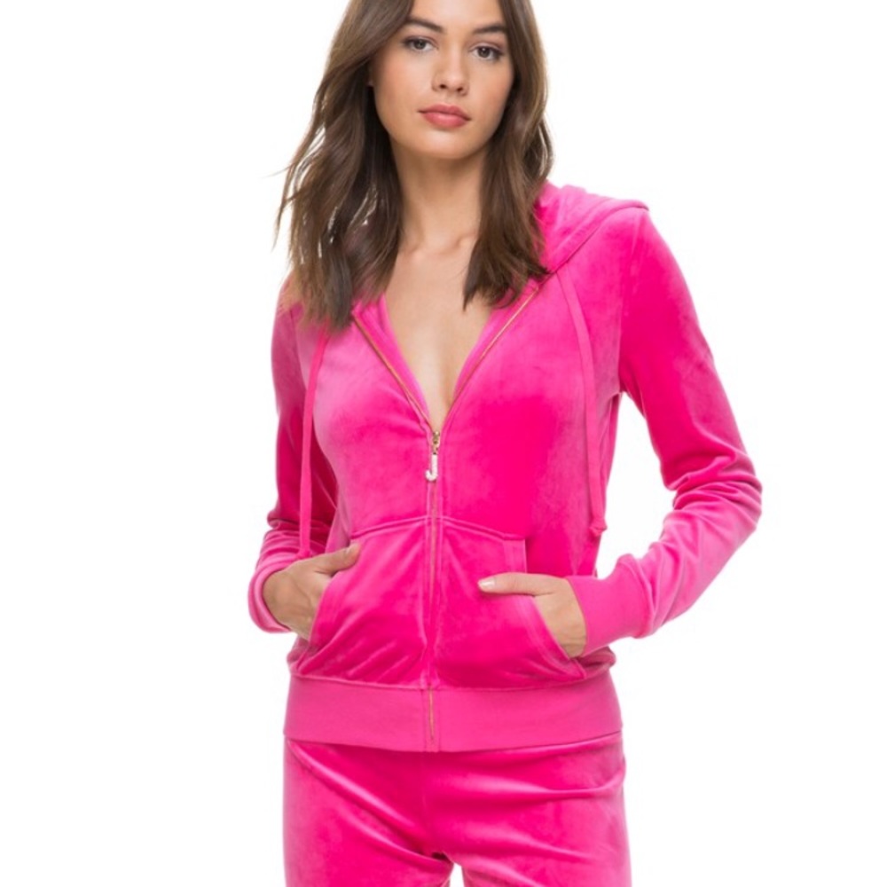 Brand new Juicy velour pink jacket.